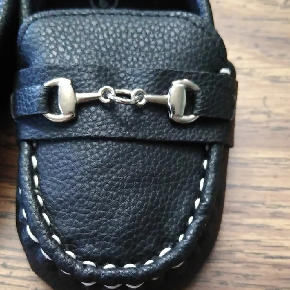 Stylish Black Kids Loafers